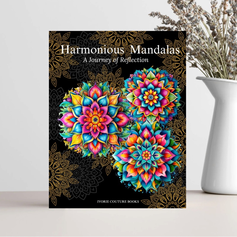 Harmonious Mandala: A Journey of Reflection – Inspirational Coloring Book